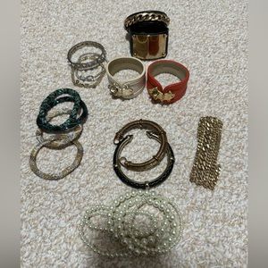 Lot of fashion bracelets